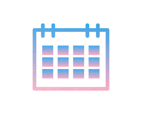 年間休日数 120日のイラスト